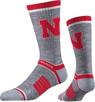 Men's Nebraska Huskers Premium Wool Crew Socks