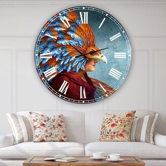 Designart 'Free-Spirited' Oversized Modern Wall Clock