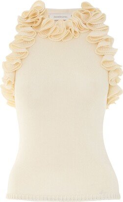 Matchmaker Ruffle Neck Top-AA