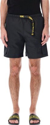 Classic Industrial Belted Swim Shorts