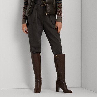 Ralph Lauren Belted Ponte Cargo Pant