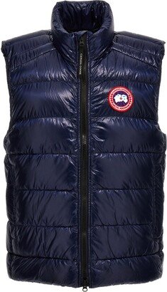 Ziip-Up Sleeveless Padded Gilet-AA