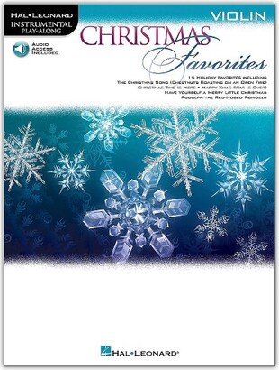 Hal Leonard Christmas Favorites for Violin - Instrumental Play Along Book/Audio Online