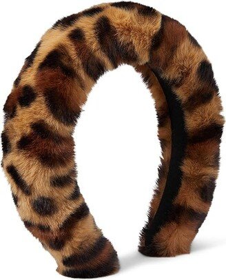 Leopard Faux Fur Headband (Natural) Hair Accessories