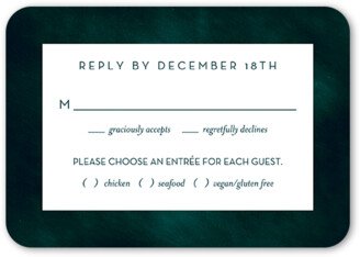 Rsvp Cards: Cloudy Tints Wedding Response Card, Green, Signature Smooth Cardstock, Rounded