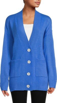 Filoro Drop Shoulder Cashmere Cardigan