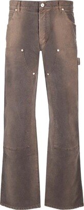 Double-Knee Wide-Leg Carpenter Jeans