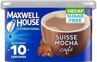 Maxwell House International Suisse Mocha Café Beverage Mix - Decaf Medium Roast - Sugar Free - 4oz