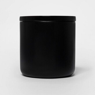 Modern Bath Canister Black