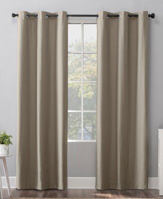 Cyrus Thermal Blackout Grommet Curtain Panel, 63