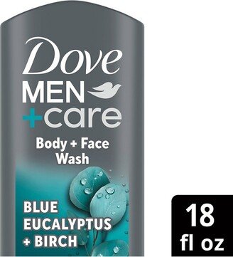 Dove Men+Care Blue Eucalyptus & Birch Relax & Uplift Body Wash Soap - 18 fl oz