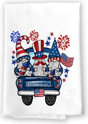 Decorative Kitchen & Bath Hand Towels | 4Th Of July Gnomes Truck Home Decor Red White Blue