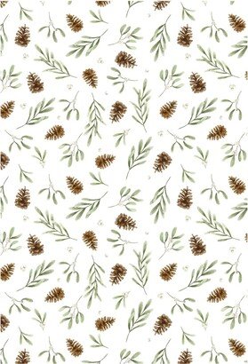 Avalon Home Mistletoe & Pine Tea Towel - White Berries