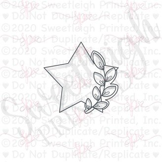 Botanical Star 2 Cookie Cutter