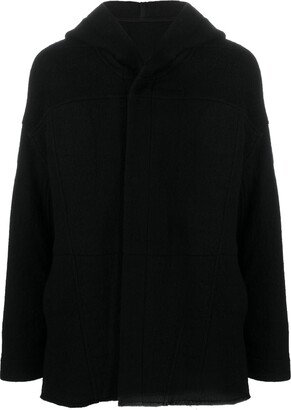 Peter JKT virgin wool hooded jacket