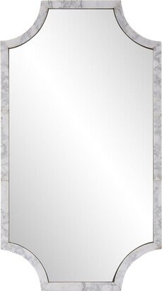 Makrana Marble Scalloped Mirror