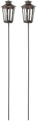 Artistic Home & Lighting 2Pc Alpine Outdoor Garden Stakes