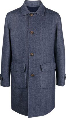 Reversible Single-Breasted Coat