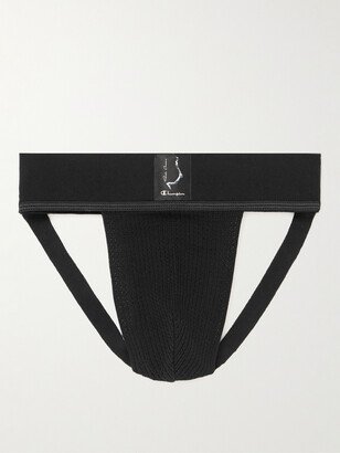 Champion Mesh-Trimmed Cotton-Jersey Jockstrap