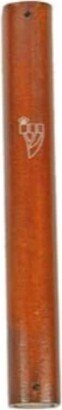 Wood mezuzah Dark wood 12 cm - As Pictured