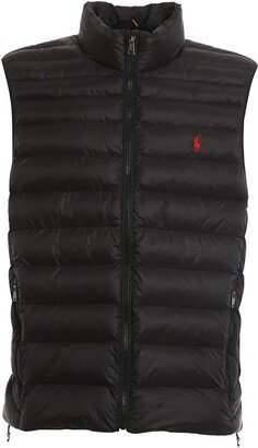 Logo Embroidered Puffer Gilet