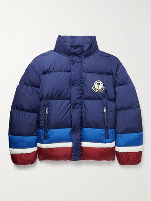 8 Palm Angels Denney Logo-Appliquéd Quilted Shell Down Jacket