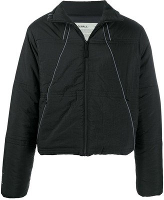 Piped-Trim Padded Jacket