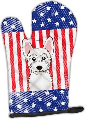 American Flag and Westie Oven Mitt