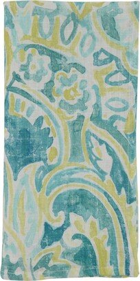 Saro Lifestyle Distressed Paisley Napkin Set of 4