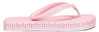 Greca Thong Sandals in Pink