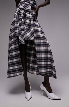 Plaid Maxi Skirt