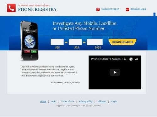 Phoneregistry.com Promo Codes & Coupons
