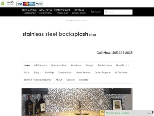 Stainlesssteelbacksplash.com Promo Codes & Coupons