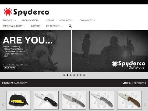 The Spyderco Store Promo Codes & Coupons