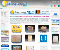 The Filing Supplies Shop Promo Codes & Coupons