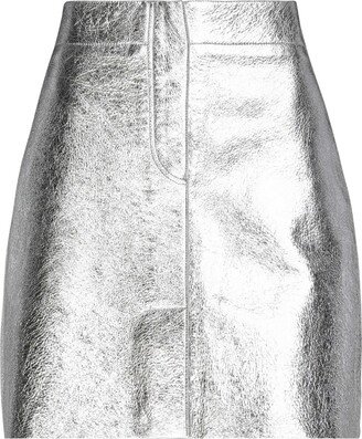 Midi Skirt Silver