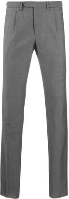 Slim-Fit Tailored Trousers-AN