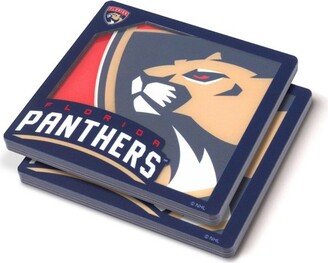 NHL Florida Panthers 3D Logo Series Coasters