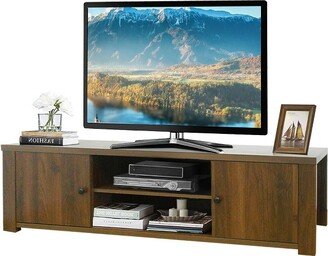 TV Stand for TV's Up to 65'' w/Storage Cabinets & Shelves