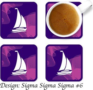 Sigma Beverage Coasters Square | Set Of 4