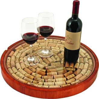 True Brands True Lazy Susan Cork Display