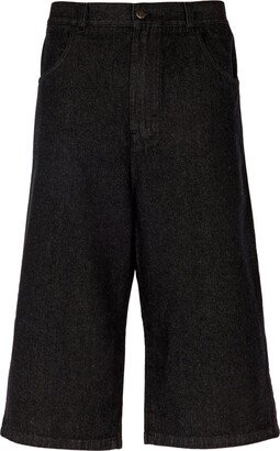 Button Detailed Cropped Trousers-AA