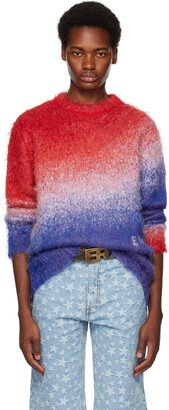 Red & Blue Gradient Sweater