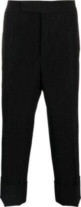 SAPIO Drop-Crotch Cropped Trousers