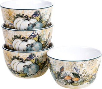 Harvest Gatherings 4 Piece Ice Cream Bowl