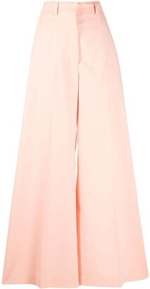 High-Waisted Tailored Trousers-AU