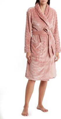 Waffle Texture Plush Robe