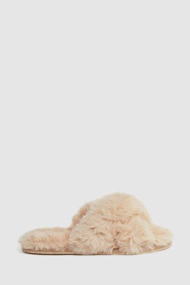 Faux Fur Slippers-AA