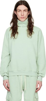 Green Raglan Turtleneck