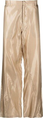 Silk trousers